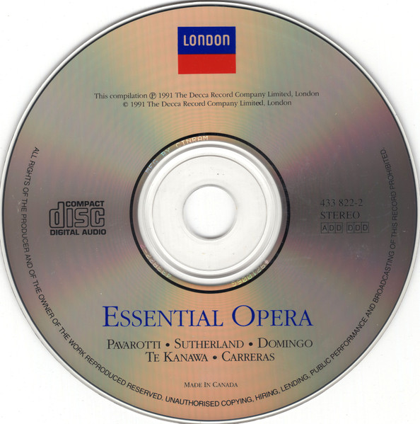 Various - Essential Opera (CD, Comp) (Near Mint (NM or M-)) - Image 3