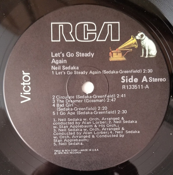 Neil Sedaka - Let's Go Steady Again (LP, Comp, Ind) (Mint (M)) - Image 3