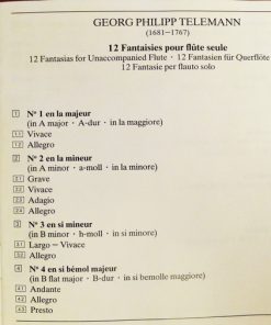 Georg Philipp Telemann, Patrick Gallois - Fantaisies Pour Flûte Seule (CD) (Near Mint (NM or M-)) - Image 4
