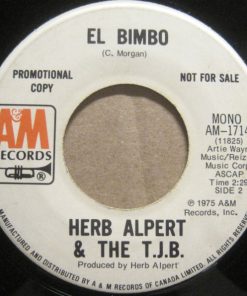 Alternative view of Herb Alpert & The Tijuana Brass - El Bimbo (7", Single, Mono, Promo) (Very Good Plus (VG+))