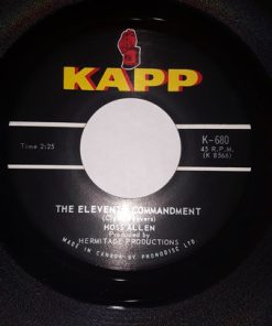 Alternative view of William "Hoss" Allen - Polly Ann / The Eleventh Commandment (7") (Near Mint (NM or M-))