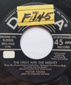 Alternative view of Victor Young And His Singing Strings - The High And The Mighty (7", Single) (Very Good (VG))