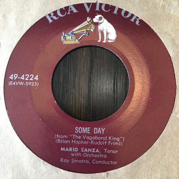 Mario Lanza - Some Day / Sylvia (7", Single) (Near Mint (NM or M-)) - Image 2