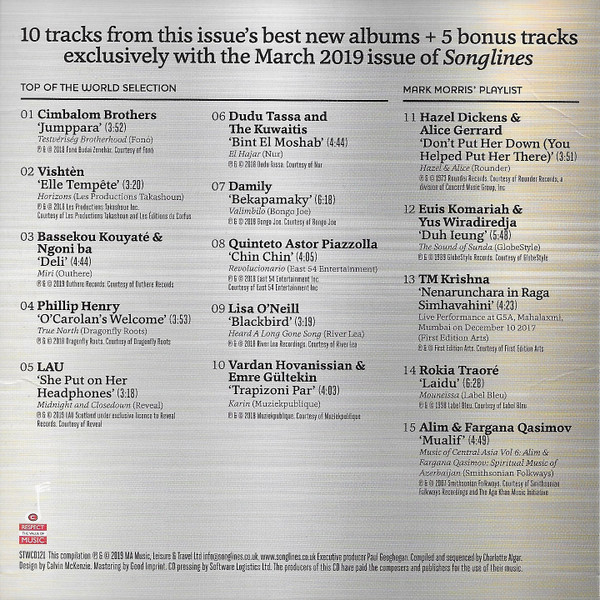 Various - Songlines: Top Of The World 145 (CD, Comp) (Mint (M)) - Image 2