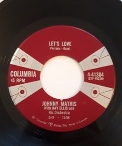 Johnny Mathis , With Ray Ellis And His Orchestra - Let's Love / You Are Beautiful (7") (Very Good Plus (VG+))