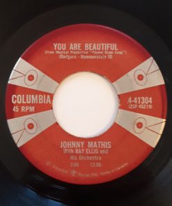 Alternative view of Johnny Mathis , With Ray Ellis And His Orchestra - Let's Love / You Are Beautiful (7") (Very Good Plus (VG+))