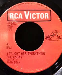 Alternative view of Jimmy Dean - A Hammer And Nails / I Taught Her Everything She Knows (7") (Very Good (VG))