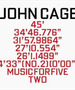 John Cage - 45' / 34'46.776" / 31'57.9864" / 27'10.554" / 26'1.1499" / 4'33" / Music For Five / Two (2xCD, Album, Sli) (Near Mint (NM or M-))