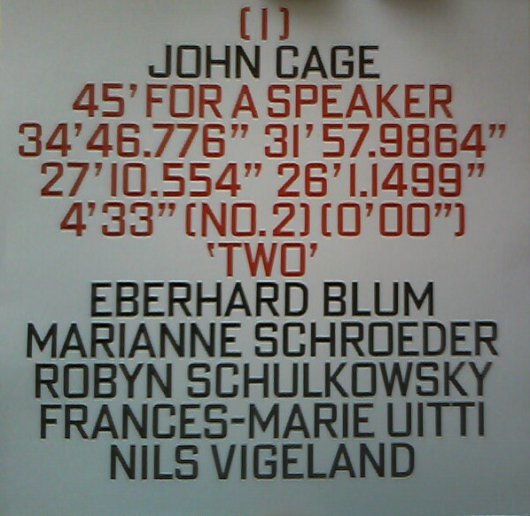John Cage - 45' / 34'46.776" / 31'57.9864" / 27'10.554" / 26'1.1499" / 4'33" / Music For Five / Two (2xCD, Album, Sli) (Near Mint (NM or M-)) - Image 4