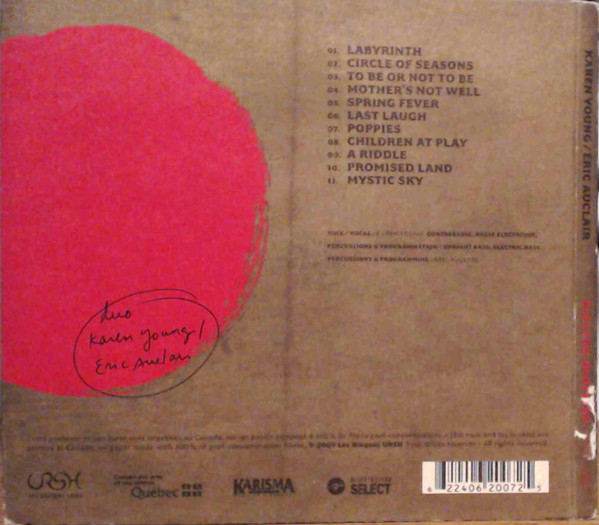 Karen Young (3), Éric Auclair - Electro-Beatniks (CD, Album) (Near Mint (NM or M-)) - Image 2