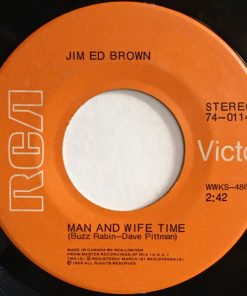 Jim Ed Brown - Man And Wife Time / Healing Hands Of Time (7", Single) (Very Good (VG))