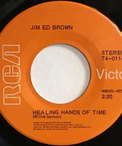 Alternative view of Jim Ed Brown - Man And Wife Time / Healing Hands Of Time (7", Single) (Very Good (VG))