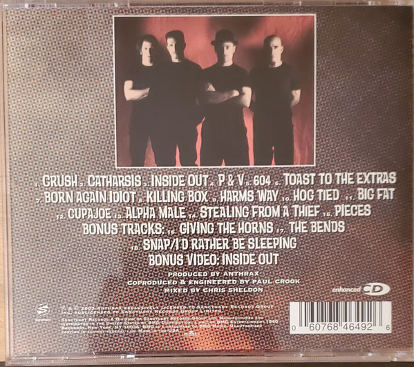 Anthrax - Volume 8 - The Threat Is Real (CD, Album, Enh, RE) (Near Mint (NM or M-)) - Image 2