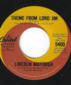 Lincoln Mayorga - Theme From Lord Jim / You've Lost That Lovin' Feelin' (7", Single) (Very Good Plus (VG+))