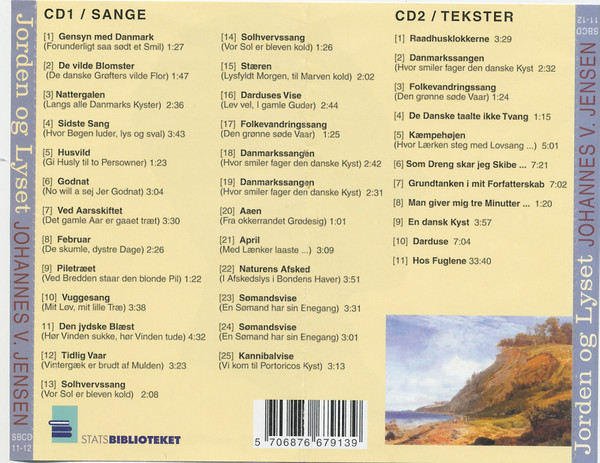 Johannes V. Jensen - Jorden & Lyset (Johannes V. Jensen I Ord & Toner) (2xCD, Comp) (Near Mint (NM or M-)) - Image 2