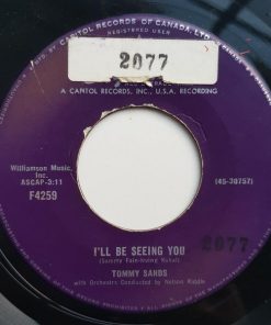 Tommy Sands - I'll Be Seeing You (7", Single) (Very Good (VG))