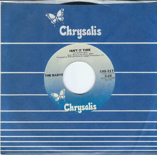 The Babys - Isn't It Time (7", Single, RP, Styrene, Ter) (Near Mint (NM or M-)) - Image 3