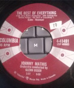 Johnny Mathis - The Best Of Everything / Cherie (7", Single) (Very Good Plus (VG+))