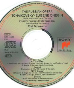 Pyotr Ilyich Tchaikovsky, Yuri Mazurok, Anna Tomowa-Sintow, Nicolai Gedda, Nicola Ghiuselev, Sofia National Opera Chorus, Sofia Festival Orchestra, Emil Tchakarov - Eugene Onegin (2xCD) (Near Mint (NM or M-)) - Image 3