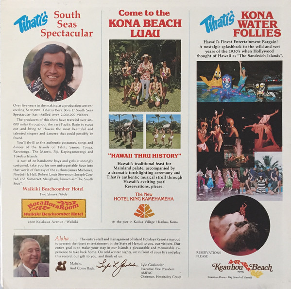 Unknown Artist - Tihati's South Seas Spectacular (LP, Comp, Red) (Mint (M)) - Image 2