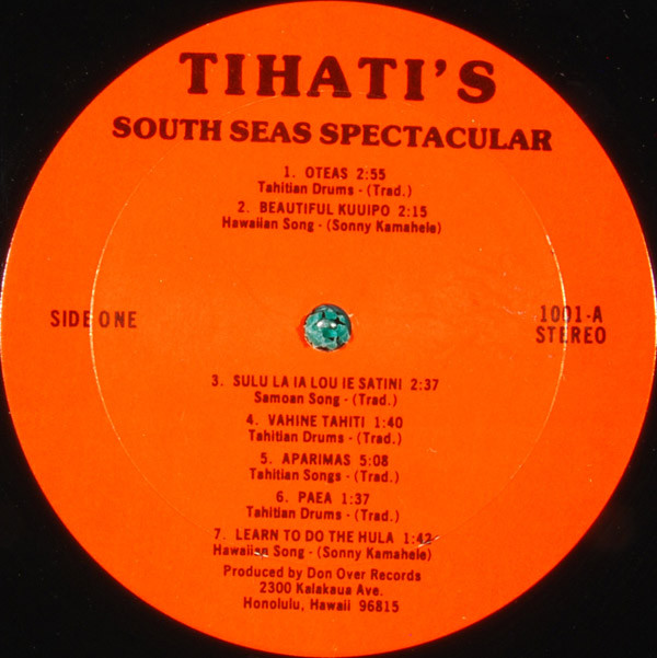 Unknown Artist - Tihati's South Seas Spectacular (LP, Comp, Red) (Mint (M)) - Image 3