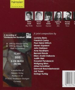 Alternative view of Various / Gächinger Kantorei Stuttgart, Krakauer Kammerchor, Israel Philharmonic Orchestra, Helmuth Rilling - Requiem Of Reconciliation (2xCD, Album) (Near Mint (NM or M-))