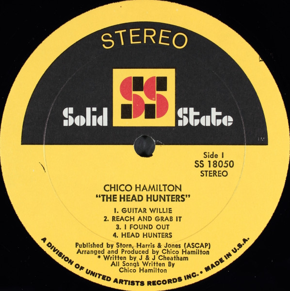 Chico Hamilton - The Head Hunters (LP, Album, Gat) (Mint (M)) - Image 5