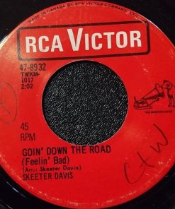 Skeeter Davis - Goin' Down The Road (Feelin' Bad) / I Can't Stand The Sight Of You (7", Single) (Very Good (VG))