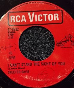 Alternative view of Skeeter Davis - Goin' Down The Road (Feelin' Bad) / I Can't Stand The Sight Of You (7", Single) (Very Good (VG))