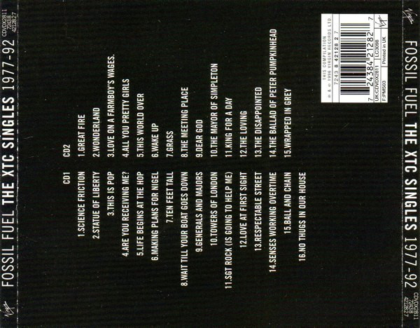 XTC - Fossil Fuel - The XTC Singles 1977-92 (2xCD, Comp, Ltd) (Very Good Plus (VG+)) - Image 3