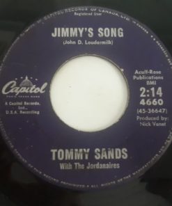 Alternative view of Tommy Sands - Jimmy's Song / Wrong Side Of Love (7", Single) (Near Mint (NM or M-))