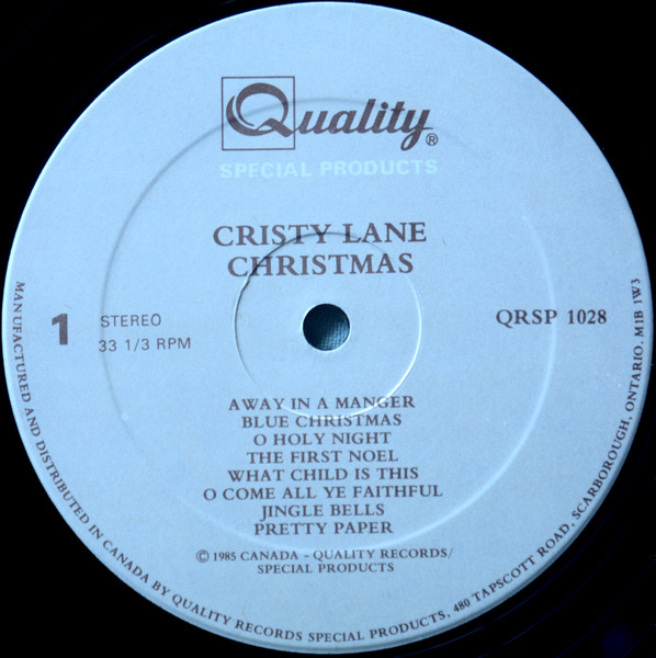 Cristy Lane - Christmas (LP, RE) (Mint (M)) - Image 3