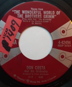 Don Costa Orchestra - Theme From "The Wonderful World Of The Brothers Grimm" / Above The Stars (7", Single) (Very Good Plus (VG+))