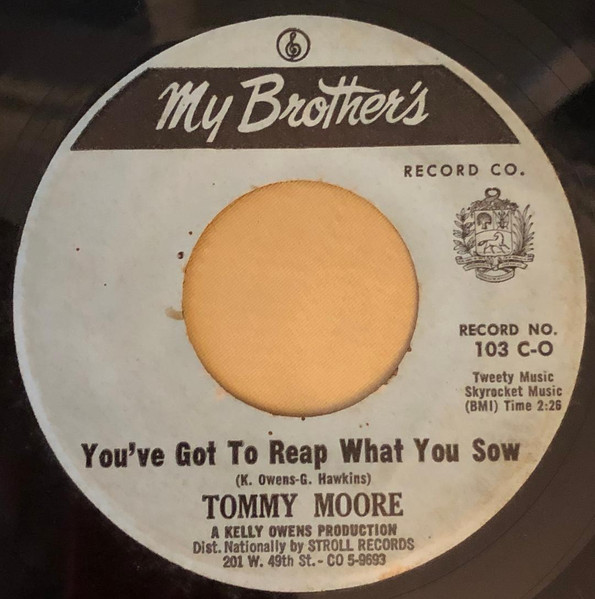 Tommy Moore (11) - Hey Little Girl (7") (Very Good Plus (VG+)) - Image 2