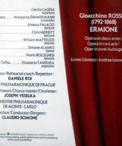 Alternative view of Gioacchino Rossini - Cecilia Gasdia / Margarita Zimmermann / Chris Merritt, Prague Philharmonic Chorus, Orchestre Philharmonique De Monte-Carlo, Claudio Scimone - Ermione (2xCD, Album, RE + Box, Sli) (Near Mint (NM or M-))