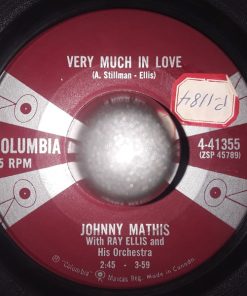 Alternative view of Johnny Mathis - Someone / Very Much In Love (7") (Very Good Plus (VG+))