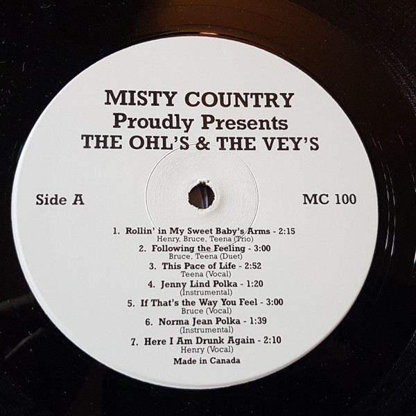 Misty Country - Misty Country Proudly Presents The Ohl's And The Vey's (LP, Album) (Mint (M)) - Image 3