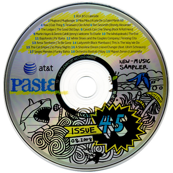 Various - Paste Magazine New - Music Sampler August 2008 Issue 45 (CD, Comp) (Near Mint (NM or M-)) - Image 3