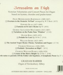 Alternative view of Various / Graham Barber - Jerusalem On High (Victorian Voluntaries And Concert Pieces For Organ) (CD, Album) (Near Mint (NM or M-))