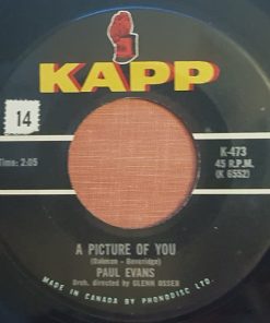 Alternative view of Paul Evans - Feelin' No Pain / A Picture Of You (7", Single) (Good Plus (G+))
