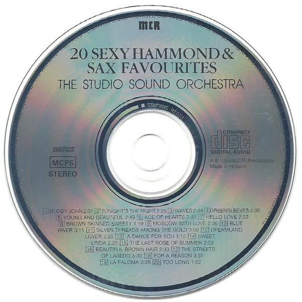 The Studio Sound Orchestra - 20 Sexy Hammond & Sax Favourites (CD, Album) (Near Mint (NM or M-)) - Image 3