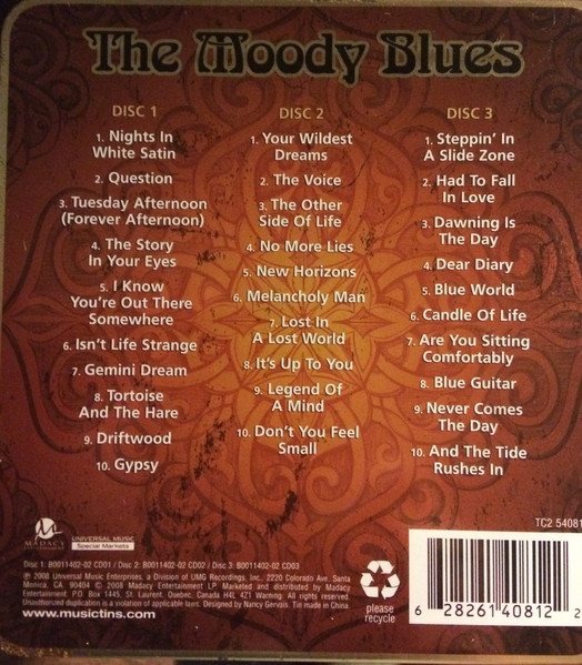 The Moody Blues - The Moody Blues (3xCD, Comp, Ltd, Tin) (Near Mint (NM or M-)) - Image 2