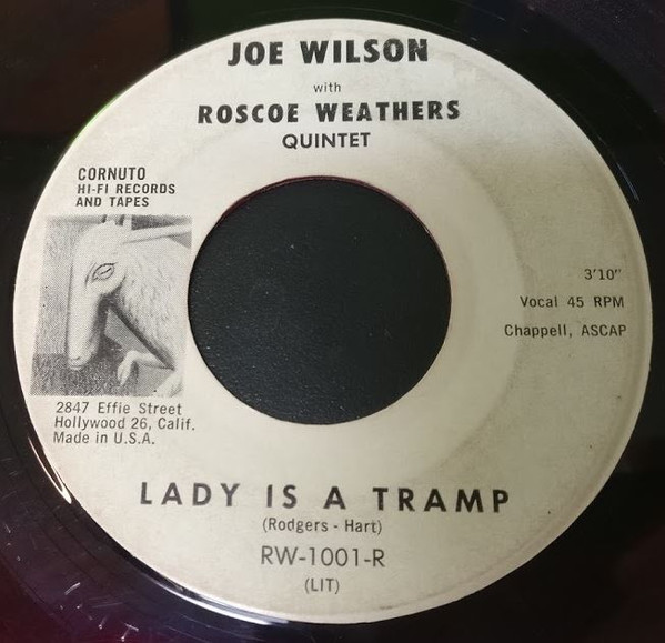 Roscoe Weathers Quintet - Root Flute / Lady Is A Tramp (7", Red) (Very Good Plus (VG+)) - Image 2