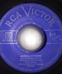 Eddie Fisher - Anema E  Core (7") (Good Plus (G+))