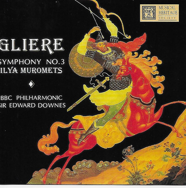 Reinhold Glière, BBC Philharmonic, Edward Downes - Symphony No. 3 "Ilya Muromets" (CD, Album) (Near Mint (NM or M-))