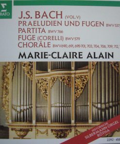 Johann Sebastian Bach, Marie-Claire Alain - Orgelwerke (Vol. V) BWV 549, 537, 696-701, 703-704, 579, 713, 712697 (CD) (Near Mint (NM or M-))