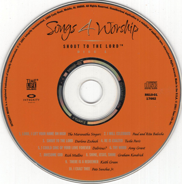 Various - Shout To The Lord - The Greatest Praise & Worship Songs Of All Time (2xCD, Comp) (Near Mint (NM or M-)) - Image 3