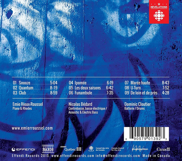 Emie R Roussel Trio - Quantum (CD, Album, Dig) (Near Mint (NM or M-)) - Image 2