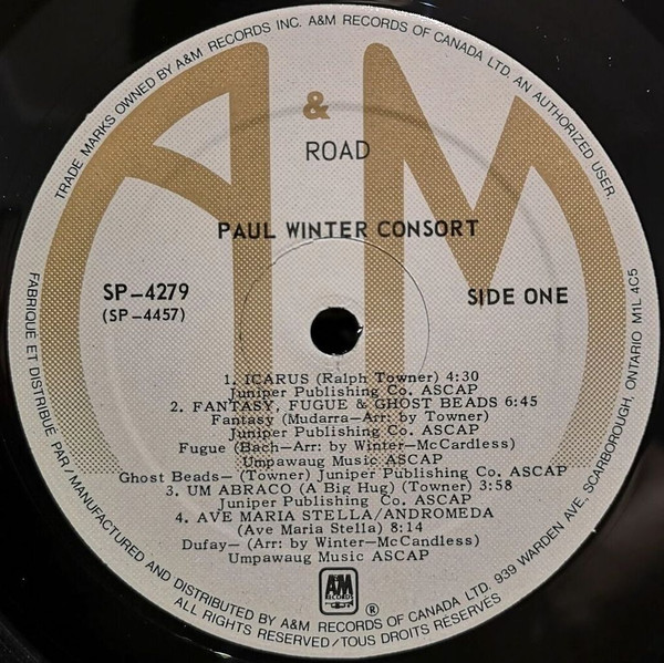 The Winter Consort - Road (LP, Album, RE) (Mint (M)) - Image 3