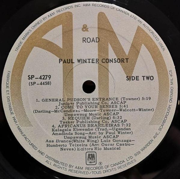 The Winter Consort - Road (LP, Album, RE) (Mint (M)) - Image 4
